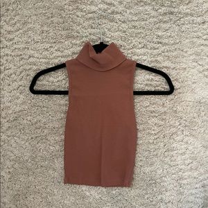 zara turtleneck tank top
